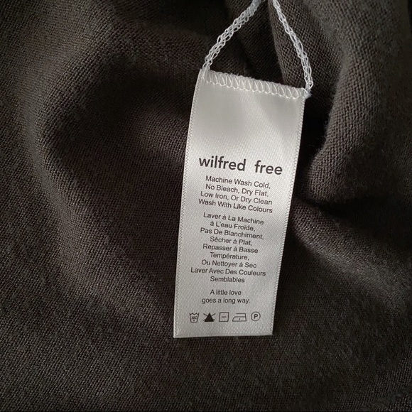 Aritzia Wilfred’s tunic Long Sleeve Knit Dress W/Pockets shirtdress shirt dress - Picture 6 of 9